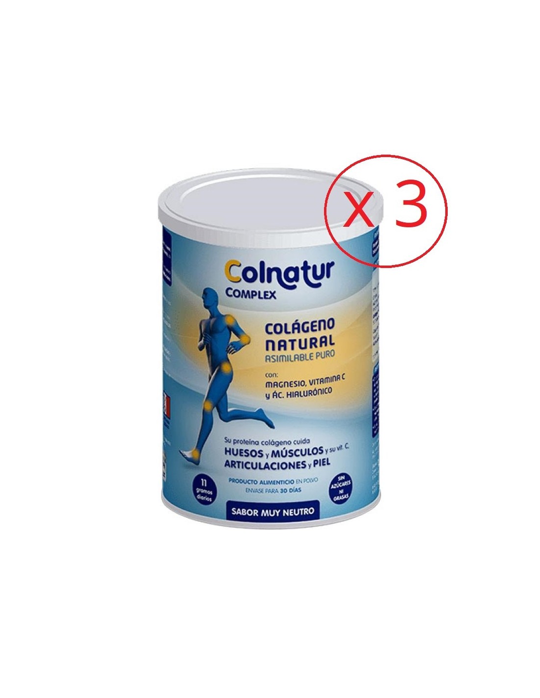 Colnatur Complex sabor neutro 330g 3 unidades