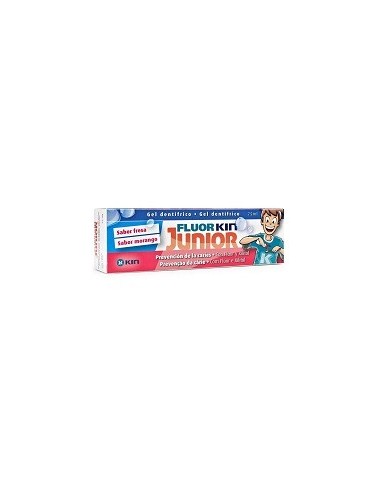 FluorKin Junior dentífrico sabor fresa 75ml