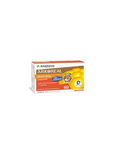 Arkoreal jalea real vitaminada sin azúcar 20amp