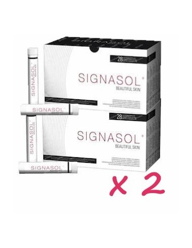 Signasol colágeno bebible 28 ampollas pack de 2 unidades