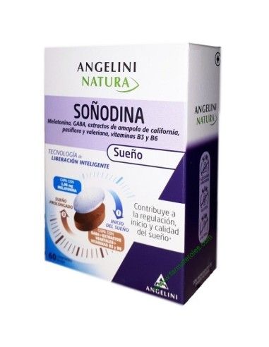 Angelini Natura Soñodina 60 Comprimidos Bicapa