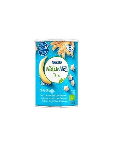 Naturnes Bio Nutripuffs Cereal con Plátano 35g