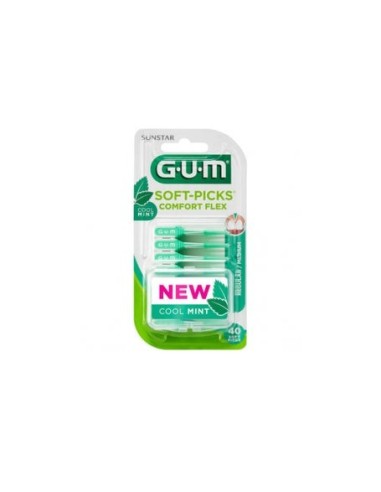 Gum SOFT-PICKS COMFORT FLEX Regular 40uds