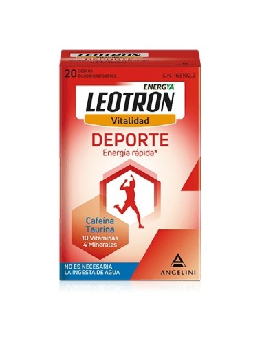 Leotron Deporte 20 sobres bucodispersables