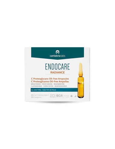 Endocare RADIANCE C Proteoglicanos Oil-free 10 Ampollas