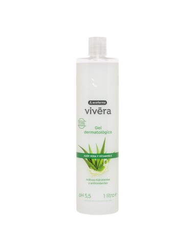 Acofarma Vivera Gel de Ducha Aloe Vera y Vitamina E 1 L