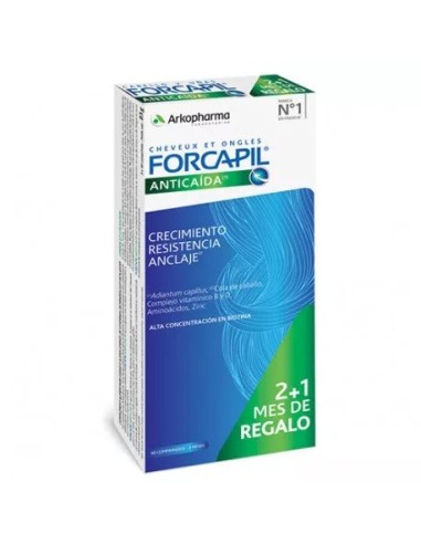 Forcapil Anticaída Cabello Regalo 2+1 90 cápsulas