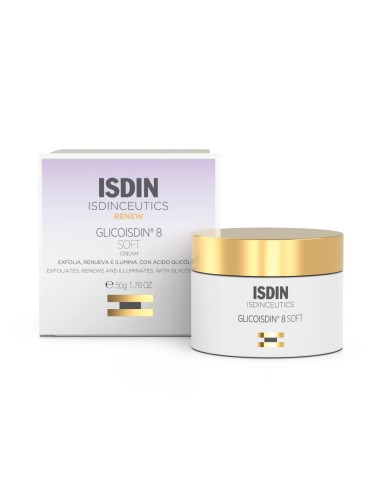 Isdinceutics Glicoisdin 8 Soft Crema facial  50ml