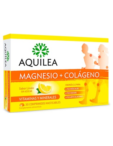 Aquilea Magnesio+Colágeno 30comp