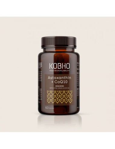 Kobho Astaxantina + CoQ10 60 cápsulas