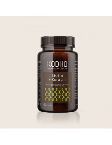 Kobho Biotina + Queratina 60 cápsulas