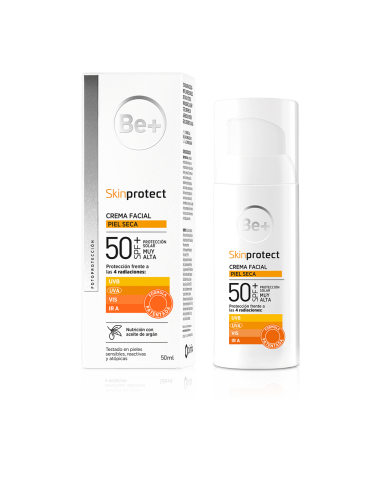 Be+ Skin Protect Crema Facial SPF50+ Piel Seca 50ml