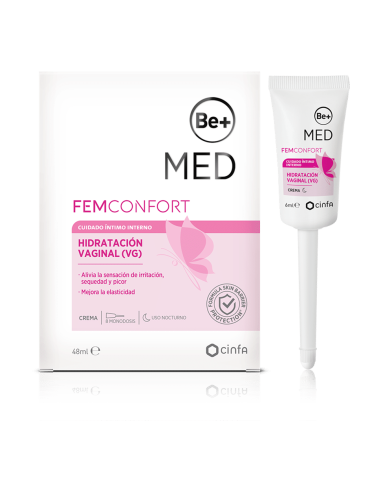 Be+ Med Hidratación Vaginal Interna 6 ml x 8 monodosis