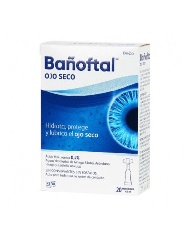 Bañoftal Ojo Seco 20 Monodosis X 0.5 ml