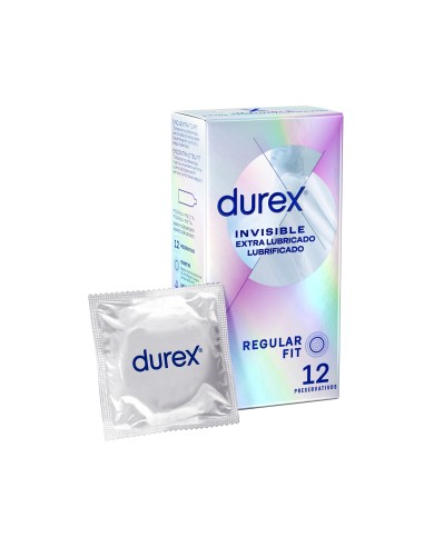 Durex Invisible Extrafino Lubricado 12 unidades