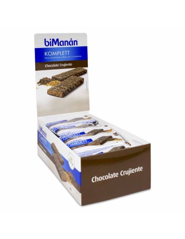Bimanan Barritas Chocolate Crujientes 24 uds