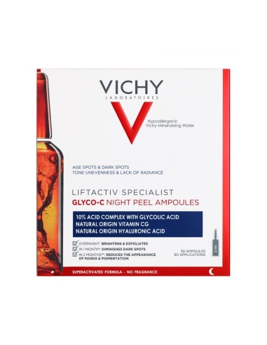 VICHY Liftactiv Specialist Glyco-C Ampollas Peeling de Noche 30 Ampollas