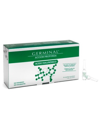 Germinal® acción profunda ácido hialurónico 30 ampollas