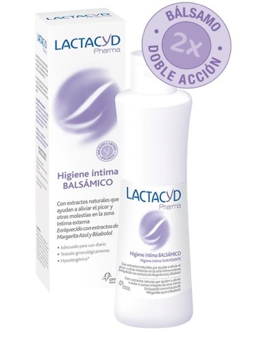 Lactacyd higiene íntima balsámico 250ml
